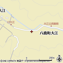 兵庫県養父市八鹿町大江358周辺の地図