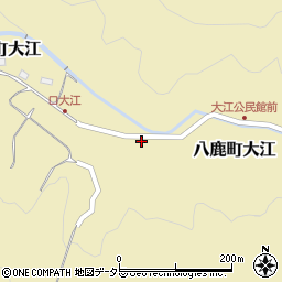兵庫県養父市八鹿町大江536周辺の地図