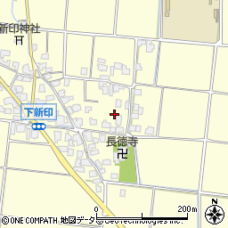 鳥取県米子市下新印72周辺の地図