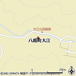 兵庫県養父市八鹿町大江579周辺の地図