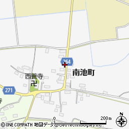 滋賀県長浜市南池町250周辺の地図