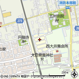 滋賀県長浜市西大井町24周辺の地図