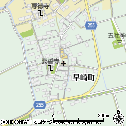 早崎公民館周辺の地図