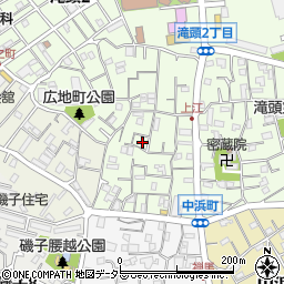 神奈川県横浜市磯子区広地町周辺の地図