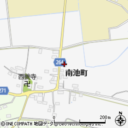 滋賀県長浜市南池町197周辺の地図