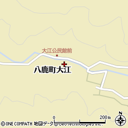 兵庫県養父市八鹿町大江592周辺の地図
