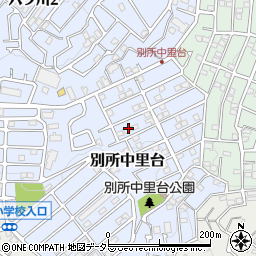 神奈川県横浜市南区別所中里台7周辺の地図