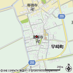 滋賀県長浜市早崎町1163周辺の地図
