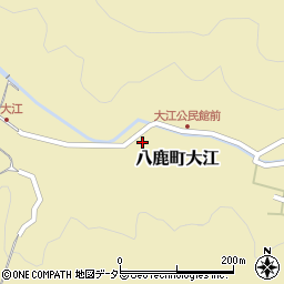 兵庫県養父市八鹿町大江427周辺の地図