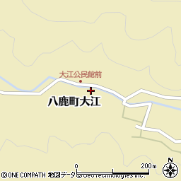 兵庫県養父市八鹿町大江591周辺の地図