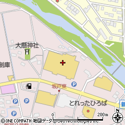 ホームセンターバロー可児坂戸店周辺の地図
