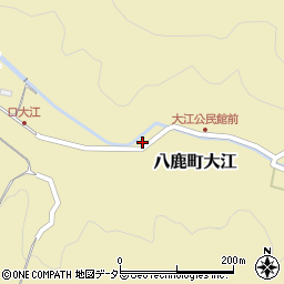 兵庫県養父市八鹿町大江421周辺の地図
