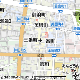 岐阜県岐阜市二番町周辺の地図
