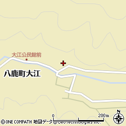 兵庫県養父市八鹿町大江672周辺の地図