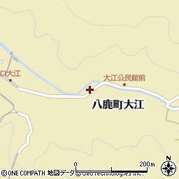 兵庫県養父市八鹿町大江422周辺の地図