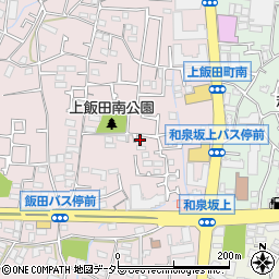 神奈川県横浜市泉区上飯田町981-2周辺の地図