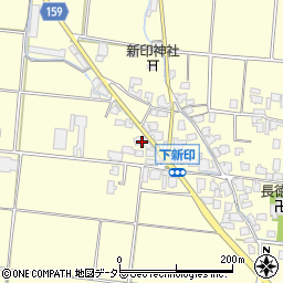 鳥取県米子市下新印432周辺の地図