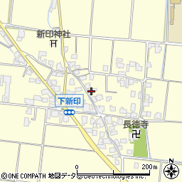 鳥取県米子市下新印96周辺の地図