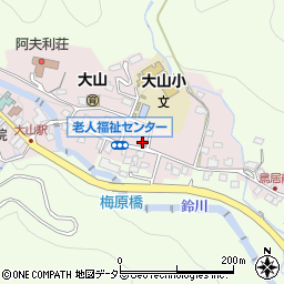 大山郵便局 ＡＴＭ周辺の地図