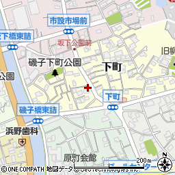 神奈川県横浜市磯子区下町3-37周辺の地図