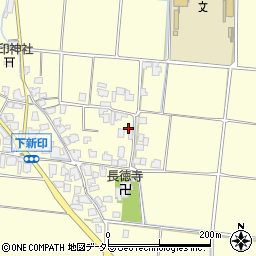 鳥取県米子市下新印74周辺の地図