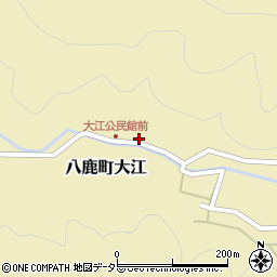 兵庫県養父市八鹿町大江657周辺の地図