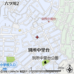 神奈川県横浜市南区別所中里台4-9周辺の地図
