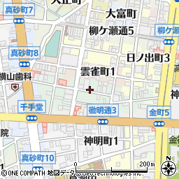 名鉄協商岐阜神室町第２駐車場周辺の地図
