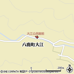 兵庫県養父市八鹿町大江630周辺の地図