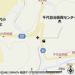 長野県飯田市千代987周辺の地図