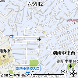 ダスキン　サービスマスター・別所・中里台店周辺の地図