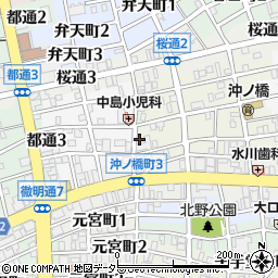 タイムズ岐阜沖ノ橋町駐車場周辺の地図
