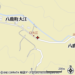 兵庫県養父市八鹿町大江291周辺の地図