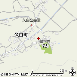 島根県安来市久白町周辺の地図