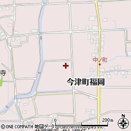 滋賀県高島市今津町福岡周辺の地図