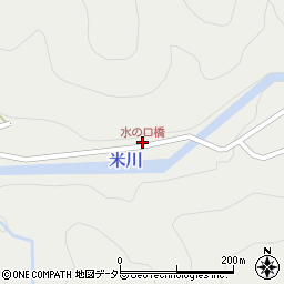 水の口橋周辺の地図