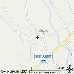 岐阜県恵那市三郷町野井1637周辺の地図