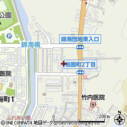 日ノ丸自動車株式会社　米子支店貸切バス周辺の地図