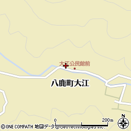 兵庫県養父市八鹿町大江617周辺の地図