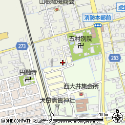 滋賀県長浜市西大井町14周辺の地図