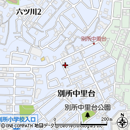 神奈川県横浜市南区別所中里台2-11周辺の地図