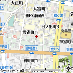 名鉄協商岐阜西柳ケ瀬第４駐車場周辺の地図