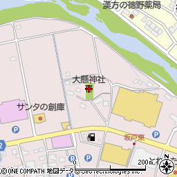大懸神社周辺の地図