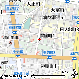 花島茶華道研修所周辺の地図