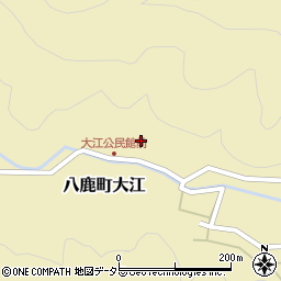 兵庫県養父市八鹿町大江645周辺の地図