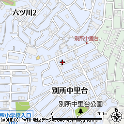 神奈川県横浜市南区別所中里台2-9周辺の地図