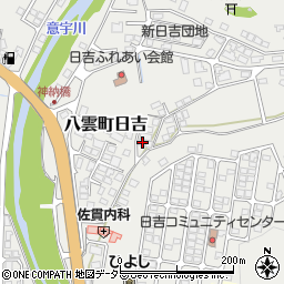 島根県松江市八雲町日吉149-8周辺の地図