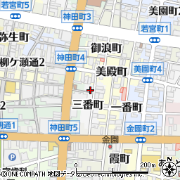 岐阜県岐阜市三番町1周辺の地図