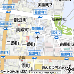 岐阜県岐阜市美園町周辺の地図