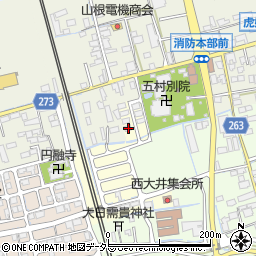 滋賀県長浜市西大井町13周辺の地図